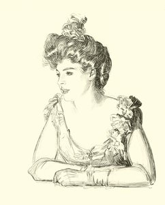 Ilustración para La Escalera Social de Charles Dana Gibson