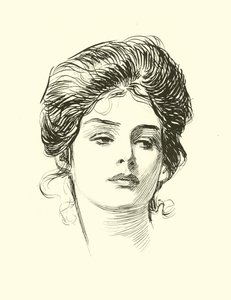 Ilustración para La Escalera Social de Charles Dana Gibson