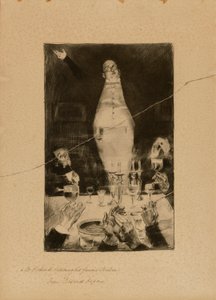 El Sr. Pickwick pronunciando su famoso discurso, de "Pickwick Papers". de Charles Dana Gibson