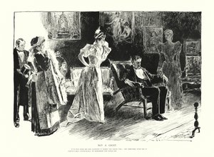 Not a Ghost (litografía) de Charles Dana Gibson
