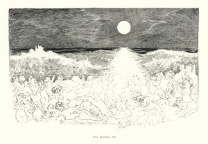 Ese mar inquieto (litografía) de Charles Dana Gibson