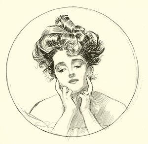La hermosa viuda de Charles Dana Gibson