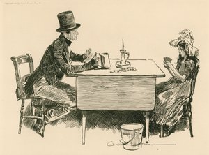 Tom Pinch y su hermana de Charles Dana Gibson