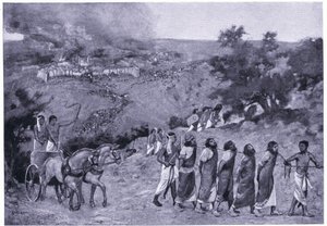 Campamento egipcio en el Monte de los Olivos, c.1920 de Charles Daniel Ward