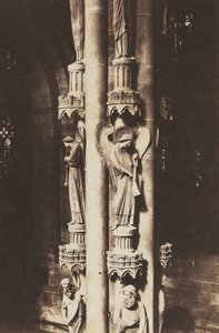 Catedral de Estrasburgo, Pilar del Ángel, hacia 1858 (foto) de Charles David Winter