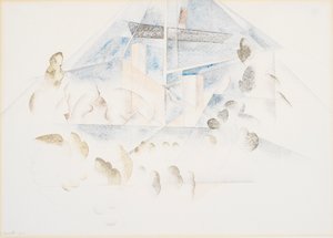 Bermudas, mástiles y follaje de Charles Demuth