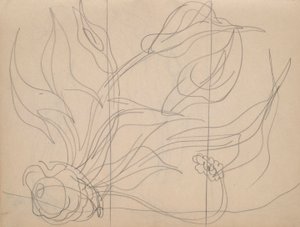 Cuaderno de bocetos: 36 páginas en total, que contiene 28 bocetos (incluidos estudios para Demuth de Charles Demuth