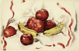 Naturaleza Muerta con Manzanas y Plátanos, c.1925 de Charles Demuth