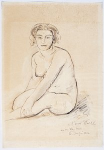 Ilustración para "Poemes" de Charles Baudelaire de Charles Despiau