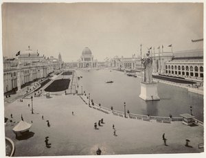 Corte de Honor en la Exposición Mundial Colombina, Chicago, 1893 de Charles Dudley Arnold