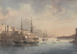 Vista de Malta de Charles Dyce
