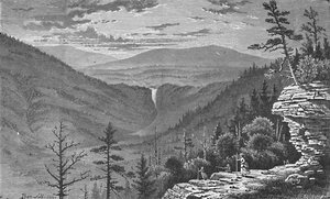 Roca del Atardecer, Montañas Catskill, 1883 de Charles E. H. Bonwill