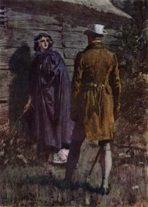 Ilustración para The Amateur Gentleman de Jeffery Farnol (litografia en color) de Charles Edmund (after) Brock