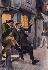 Ilustración para The Pickwick Papers de Charles Dickens (litografía en color) de Charles Edmund (after) Brock