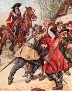 Antes de que pudiera pensar en resistir, me lanzaron cuerdas fuertes de Charles Edmund Brock