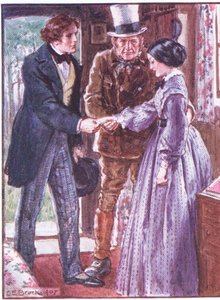 Última receta del Doctor Marigold para tomar de por vida (ilustración de Doctor Marigolds Prescription, 1910) de Charles Edmund Brock