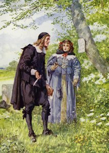 George Herbert, En el camino a Bemerton de Charles Edmund Brock