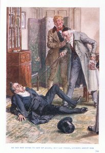 No intentó levantarse de nuevo: pero se quedó allí, mirando a su alrededor de Charles Edmund Brock