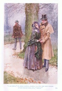 Me voy, dijo lentamente, mirando profundamente en el maravilloso brillo de sus ojos oscuros de Charles Edmund Brock