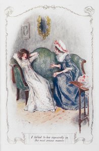 Hablé con ella repetidamente de la manera más seria, ilustración de 