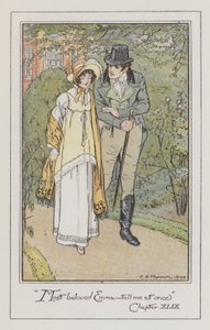 Ilustración para Emma de Jane Austen de Charles Edmund Brock