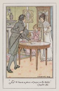 Ilustración para Emma de Jane Austen de Charles Edmund Brock
