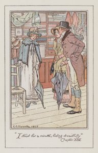 Ilustración para Emma de Jane Austen de Charles Edmund Brock