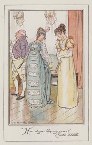 Ilustración para Emma de Jane Austen de Charles Edmund Brock