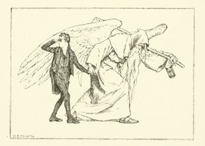 Ilustración para Los Ensayos de Elia de Charles Lamb (grabado)