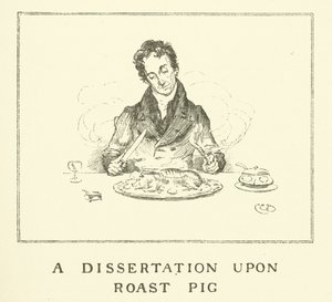 Ilustración para Los Ensayos de Elia de Charles Lamb de Charles Edmund Brock
