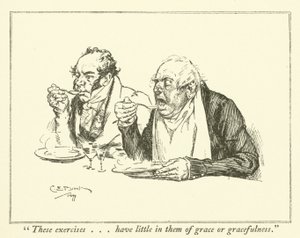 Ilustración para Los Ensayos de Elia de Charles Lamb de Charles Edmund Brock