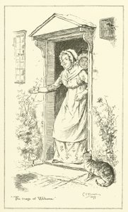 Ilustración para Los Ensayos de Elia de Charles Lamb de Charles Edmund Brock