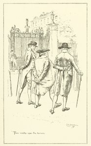 Ilustración para Los ensayos de Elia de Charles Lamb (grabado) de Charles Edmund Brock