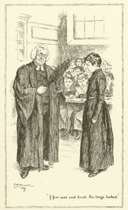 Ilustración para Los ensayos de Elia de Charles Lamb (grabado) de Charles Edmund Brock