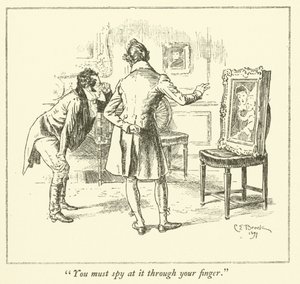 Ilustración para Los ensayos de Elia de Charles Lamb (grabado) de Charles Edmund Brock