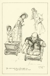 Ilustración para Los ensayos de Elia de Charles Lamb de Charles Edmund Brock