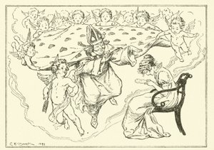Ilustración para Los Ensayos de Elia de Charles Lamb de Charles Edmund Brock
