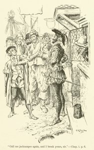 Ilustración para Westward Ho! por Charles Kingsley (grabado)
