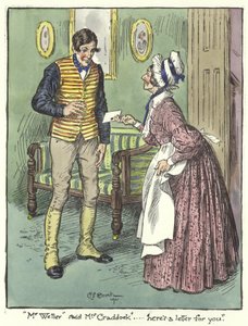 Ilustración para los Papeles de Pickwick de Charles Edmund Brock