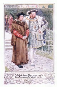 Caminó durante una hora o así... con su brazo alrededor del cuello de su padre de Charles Edmund Brock