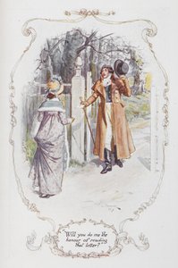 "¿Me harías el honor de leer esa carta?", ilustración de 