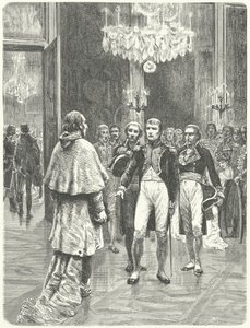 Napoleón recibiendo al Cardenal Ercole Consalvi en el Palacio de las Tullerías, París