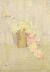 Humo y flores de crisantemo de Charles Edward Conder