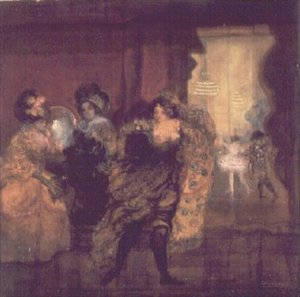 La dama del pavo real de Charles Edward Conder