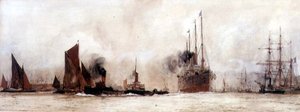 En el Támesis, Gravesend de Charles Edward Dixon