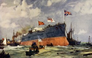 El lanzamiento del Londres en Portsmouth