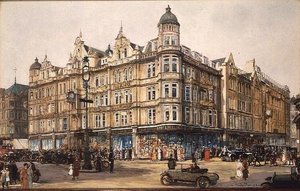 El Viejo Edificio, Bourne y Hollingsworth, Oxford Street de Charles Edward Dixon