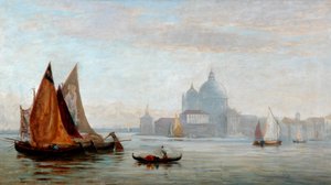 Iglesia de Santa Maria della Salute, Venecia, 1875 de Charles Edward Holloway