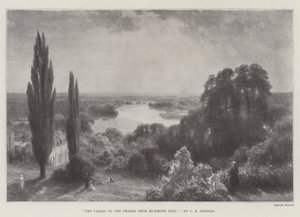 El valle del Támesis desde Richmond Hill de Charles Edward Johnson