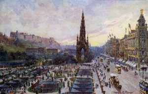 Princes Street, Edimburgo, Escocia